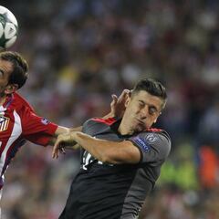 Otro lesionado más en el Atleti: Godín, en el tobillo izquierdo