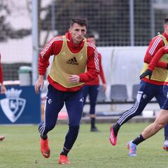 Osasuna continúa preparando el partido ante el Valladolid
