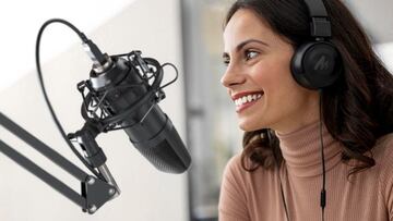 Crea contenido con el micrófono para podcast superventas