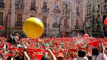 El Chupinazo en San Fermín