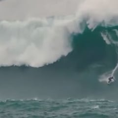De Nazaré a Galicia: pasan diciembre de olas gigantes en olas gigantes