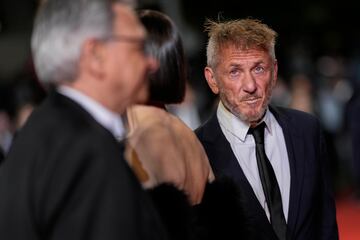 Sean Penn durante la alfombra roja del Festival de Cannes 2023.