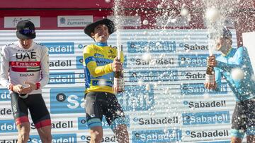 13/04/19 CICLISMO VUELTA AL PAIS VASCO 
 ITZULIA 2019
 ION IZAGUIRRE ALEGRIA CELEBRACION GANADOR VUELTA CAMPEON 