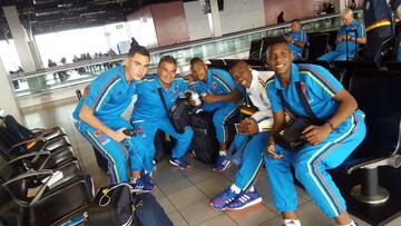 Colombia Sub 17 ya está en India.