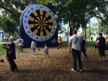 Los aficionados del FC Barcelona y Real Madrid estuvieron presentes en Casa Clásico para que Miami se tiñera de blaugrana y blanco.