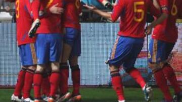 <b>OTRO ÉXITO. </b>Los Sub-21 dieron ayer otro recital de fútbol y ganó con facilidad a Suiza, en Córdoba.