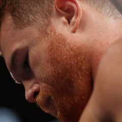 Los rostros del 'Canelo' Álvarez en su victoria ante Jacobs