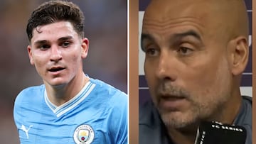Guardiola no se corta y responde a Julián Álvarez