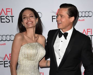Angelina Jolie y Brad Pitt en 2015