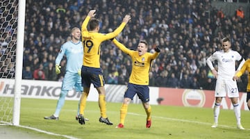 Gameiro puso el 1-2 en el marcador.
