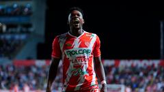 ¿En cuántos torneos Diber Cambindo hubiera sido campeón de goleo con su actual registro?