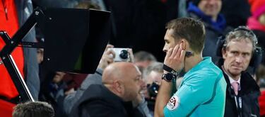 VAR disallows West Brom goal and awards Liverpool penalty in frantic few minutes