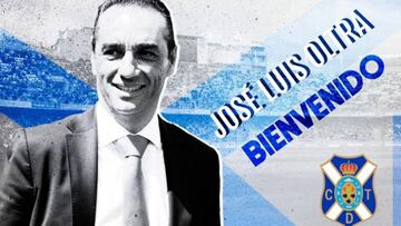 Oltra con el Tenerife.