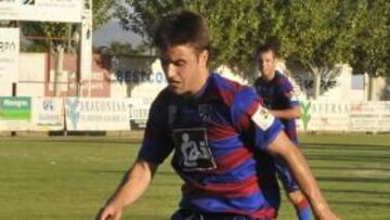 <b>REGRESO. </b>Jorge Galán volverá a entrenarse mañana con el Huesca.