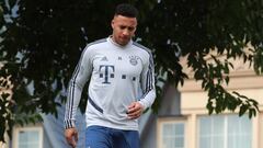 Tolisso, en un entrenamiento del Bayern.