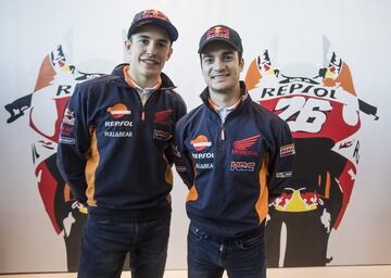 Márquez y Pedrosa "vuelan sin motor" en Las Rozas