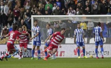 Piti celebra el 0-1.