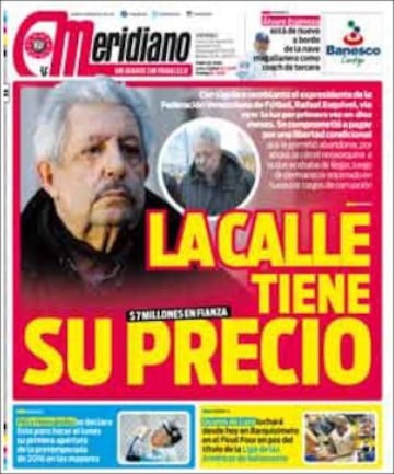 Portadas de la prensa mundial