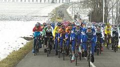 Boonen gana una etapa recortada por la nieve