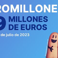 Euromillones: comprobar los resultados del sorteo de hoy, martes 25 de julio