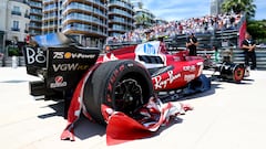 Así ha quedado el Ferrari de Hamilton tras el accidente