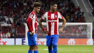 Antoine Griezmann y Luis Su&aacute;rez.