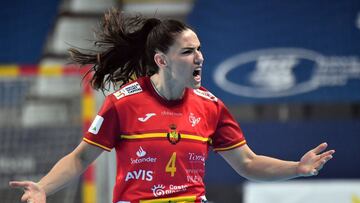Carmen Martín, capitana de la selección española de balonmano.