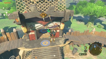 The paraglider allows you to glide for as long as Link has stamina left.