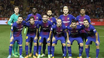 Once del Barcelona.