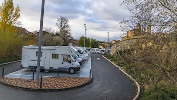 Fiebre por las autocaravanas en Bilbao para la final de Copa