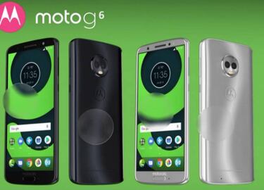 Filtrado el diseño del Moto G6, Moto G6 Plus y Moto G6 Play