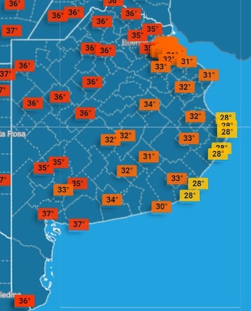 El pronóstico del SMN para Buenos Aires este domingo 5 de marzo.