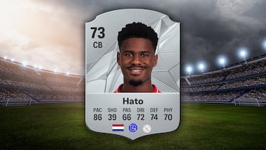 Junto con Cubarsí, el defensa en el Ajax de Ámsterdam, son los únicos defensores de la lista. Sus estadísticas más destacadas son la velocidad (88), aceleración (84) y el salto (87).