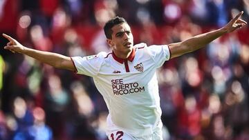 Wissam Ben Yedder durante un partido con el Sevilla.
