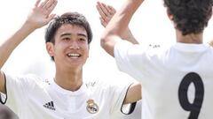 Takuhiro Nakai ya ha debutado con el Castilla y aspira a hacerlo con el primer equipo.