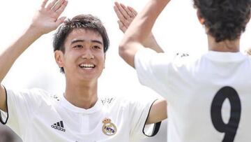 Takuhiro Nakai ya ha debutado con el Castilla y aspira a hacerlo con el primer equipo.