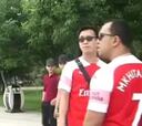 La policía de Azerbayán para a dos fans del Arsenal con camiseta de Mkhitaryan