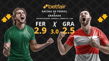 Racing Club de Ferrol vs. Granada CF: horario, TV, pronósticos, estadísticas y clasificación
