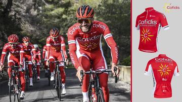 Consigue el maillot oficial del equipo Cofidis