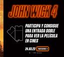 Gana una entrada doble de cine para John Wick 4