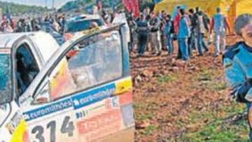 José Luis Monterde sufrió un vuelco