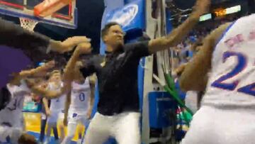 La sanci車n puede ser hist車rica y afectar al Draft: tremenda pelea en un partido universitario