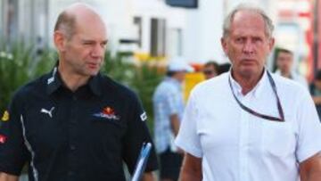 Newey junto a Marko.