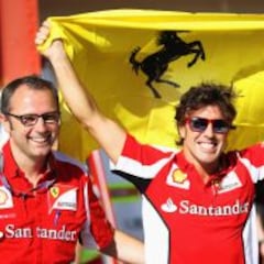 Stefano Domenicali: "Alonso terminará su carrera en Ferrari"