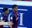 Así fueron la asistencia y el gol del 'Cucho' ante el Numancia