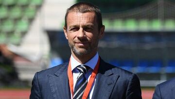 Ceferin, presidente de la UEFA.