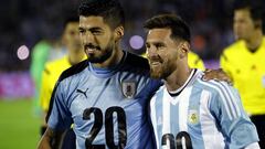 Formaciones oficiales amistoso Argentina - Uruguay en Israel