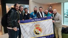 La peña Siryan Madridistas vivió el derbi y estará contra la Juve