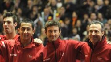 <b>VICTORIA. </b>El equipo nacional que derrotó a Kazajistán en Oviedo.