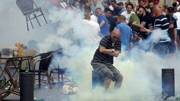 Las imágenes de la violencia entre ultras en el Puerto Viejo de Marsella dieron la vuelta al mundo y encendieron la alarma. Incidentes que se han repetido en Lille y en Lens.